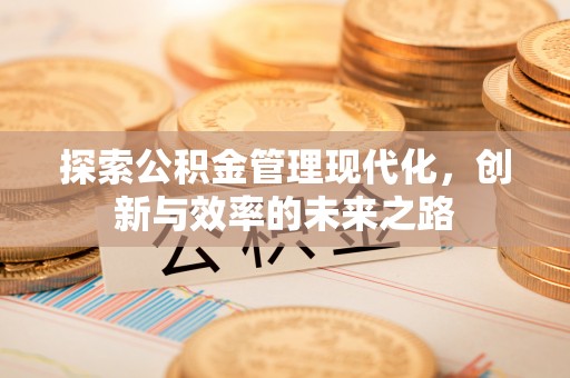 牟平探索公积金管理现代化，创新与效率的未来之路