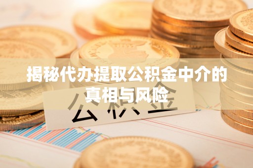 牟平揭秘代办提取公积金中介的真相与风险