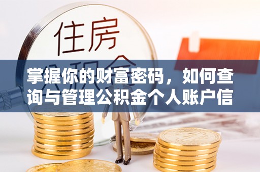 牟平掌握你的财富密码，如何查询与管理公积金个人账户信息