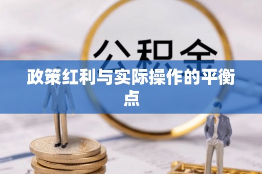 牟平政策红利与实际操作的平衡点