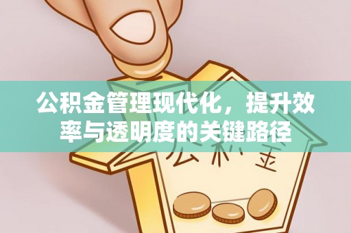 牟平公积金管理现代化，提升效率与透明度的关键路径