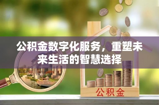 牟平公积金数字化服务，重塑未来生活的智慧选择