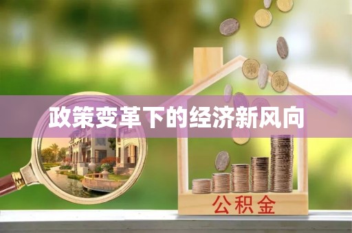 牟平政策变革下的经济新风向