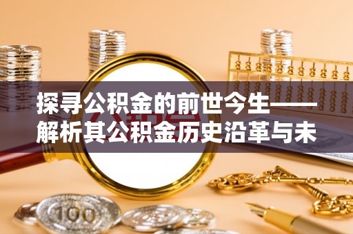 牟平探寻公积金的前世今生——解析其公积金历史沿革与未来方向